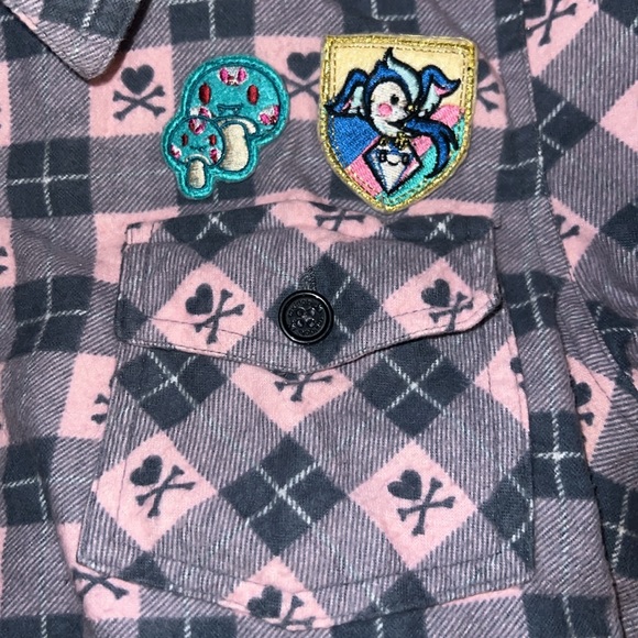 Tokidoki rare vintage flannel hoodie - Picture 3 of 6